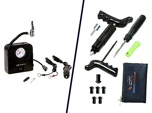 Cheap Easy Repair Tutorial GRAND PITSTOP Tubeless Tyre Puncture Kit for  Motorcycle and Cars. 